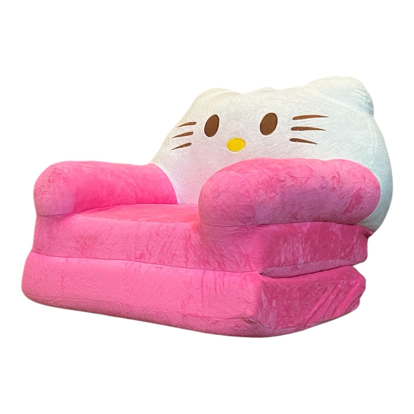 2-in-1 Plush Foldable Kids Sofa & Bed – Soft & Cozy Convertible Seat