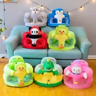 Cute Cartoon Infant Safety Seat – Soft Plush Baby Sofa with Anti-Rollover Design